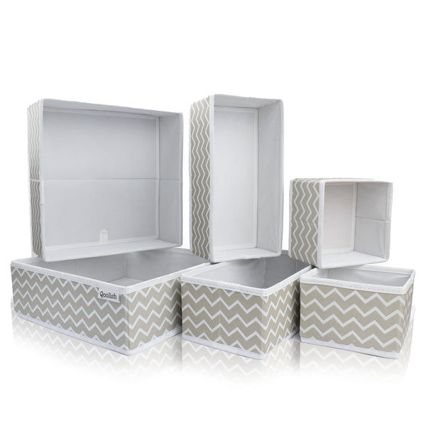 Pack of 6 White Drawer Organizer Set: Tidy-Up Your Space!